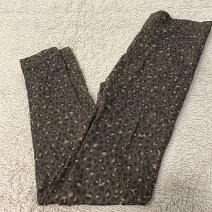 Spanx animal print leggings